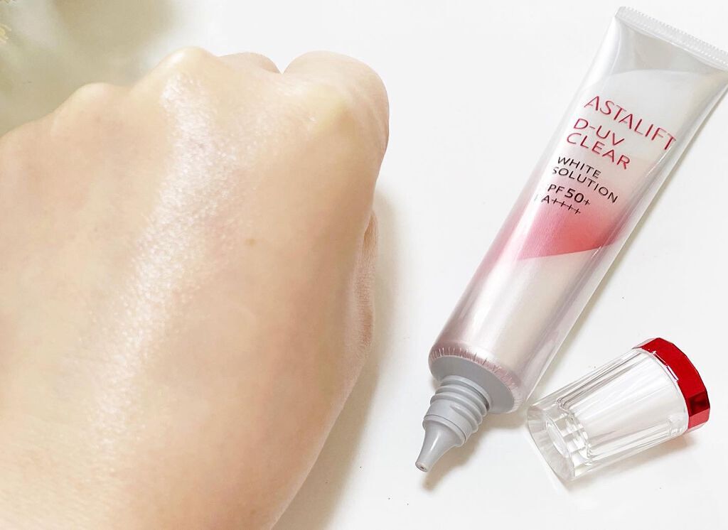 D-UVクリア ホワイトソリューション/アスタリフト/日焼け止めクリームを使ったクチコミ（3枚目）