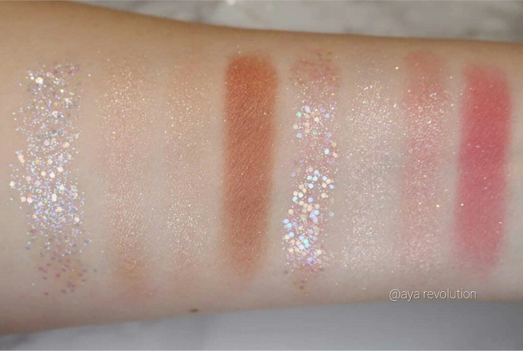 TWINKLE POP Pearl Flex Glitter Eye Palette/CLIO/アイシャドウパレットを使ったクチコミ（3枚目）
