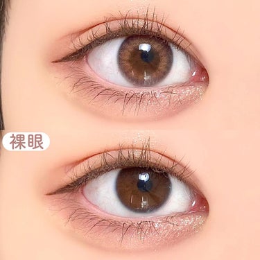 cloud pudding pink brown/chuu LENS/カラーコンタクトレンズを使ったクチコミ（3枚目）