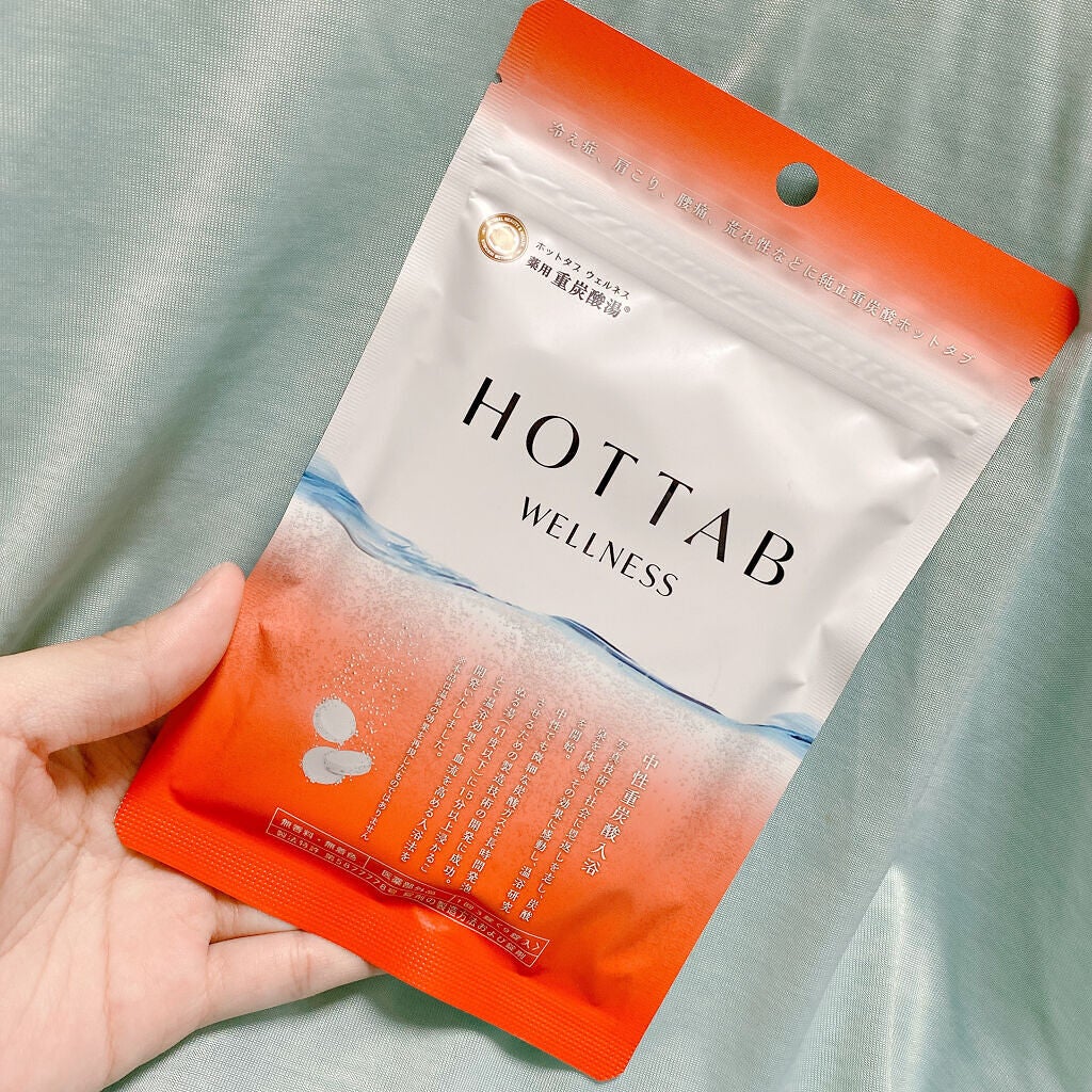 薬用 HOT TAB WELLNESS /HOT TAB/炭酸系入浴剤を使ったクチコミ(1枚目)