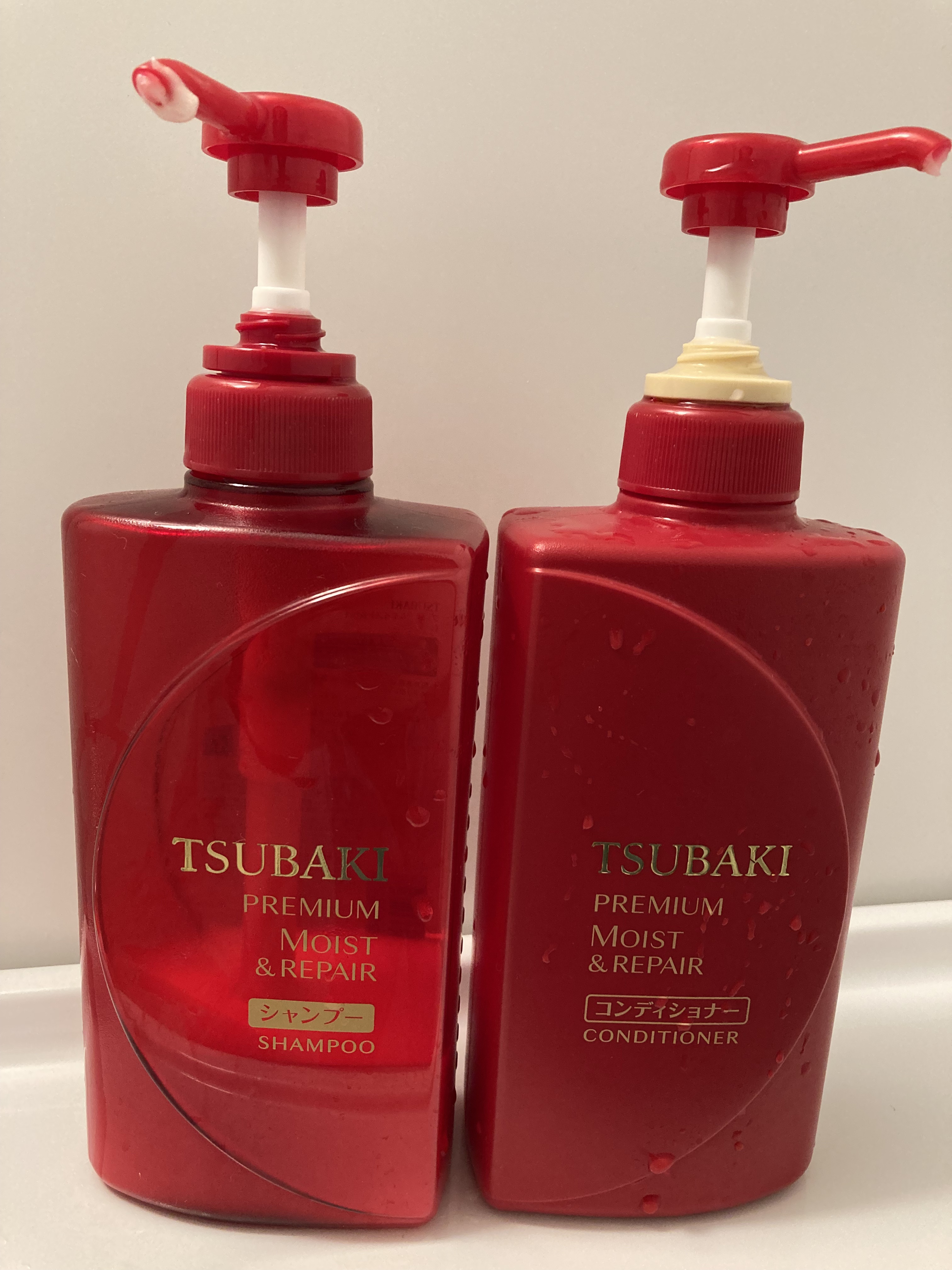 プレミアムモイスト シャンプー／ヘアコンディショナー/TSUBAKI/市販シャンプーを使ったクチコミ（1枚目）