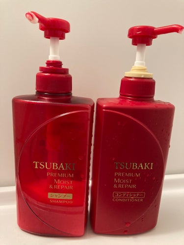 プレミアムモイスト シャンプー／ヘアコンディショナー/TSUBAKI/シャンプー・コンディショナーを使ったクチコミ（1枚目）