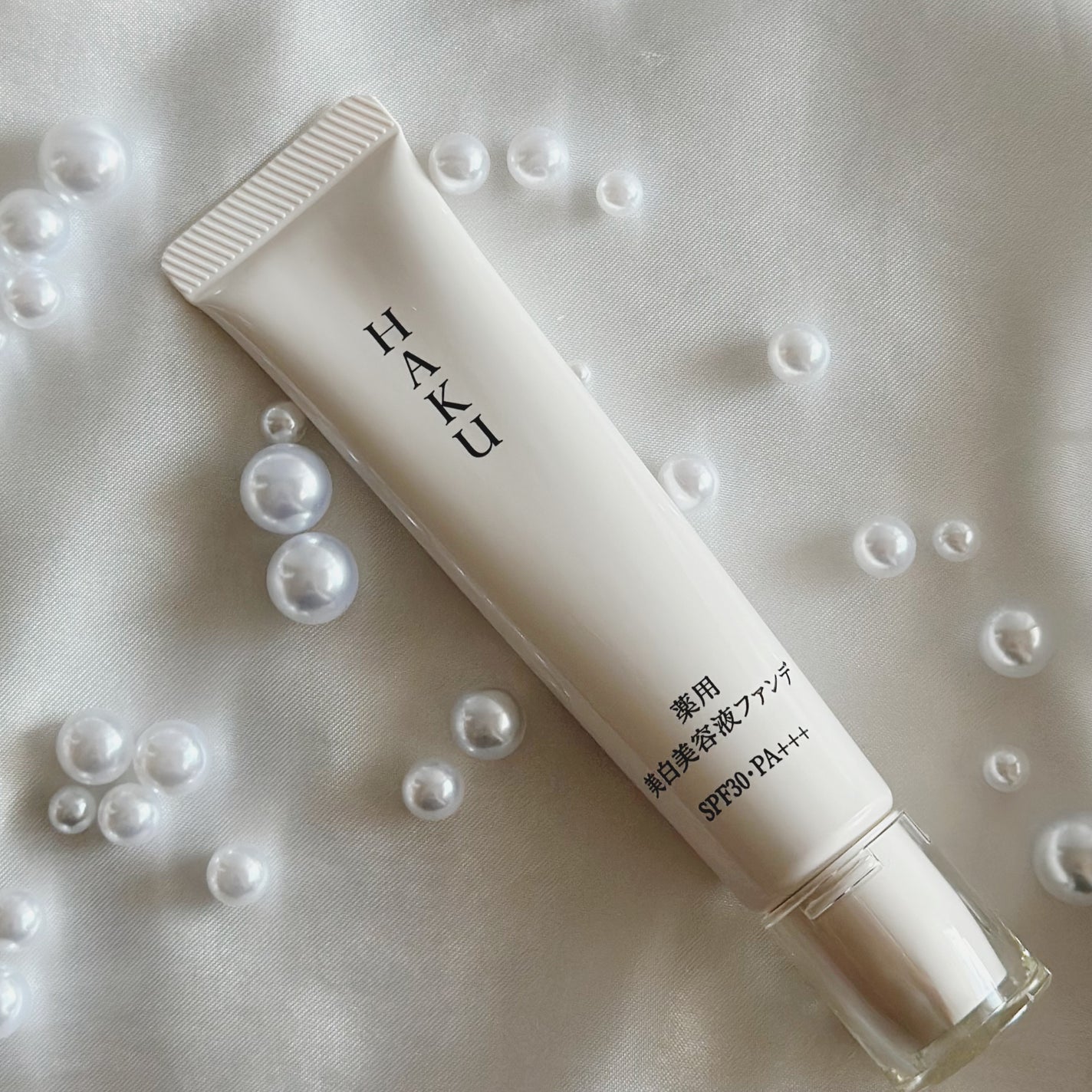 薬用 美白美容液ファンデ(医薬部外品)/HAKU/クリーム・エマルジョンファンデーションを使ったクチコミ(2枚目)