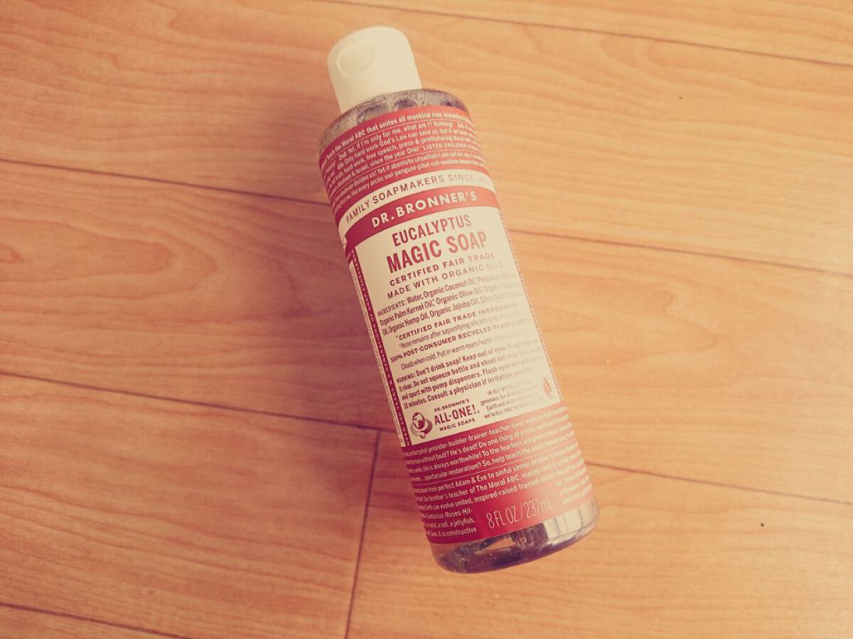 マジックソープ ユーカリ 237ml/ドクターブロナー/ボディソープを使ったクチコミ（1枚目）