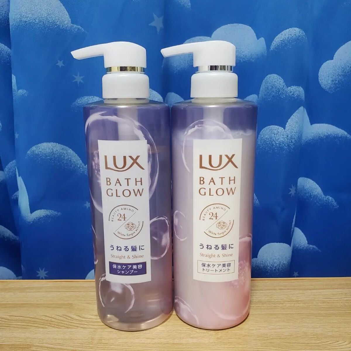 バスグロウ ストレート&シャイン シャンプー/トリートメント/LUX/市販シャンプーを使ったクチコミ(1枚目)