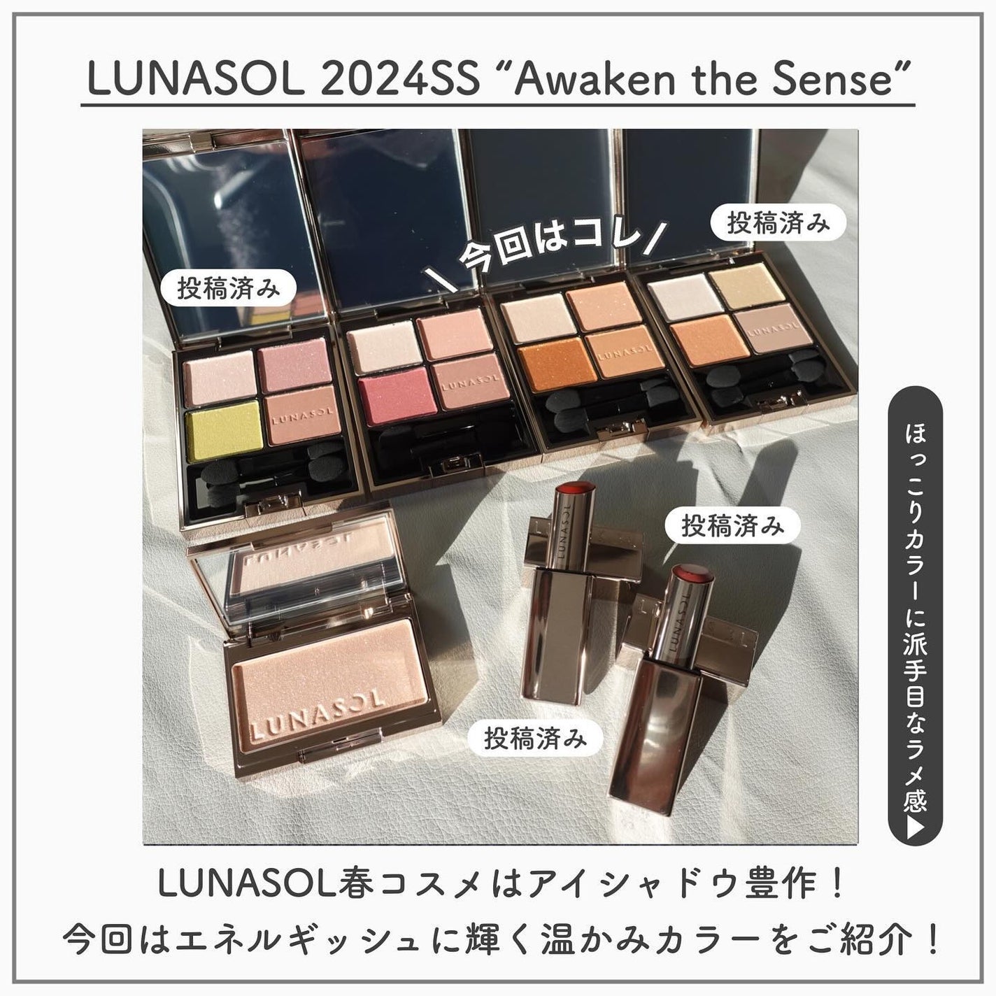 アイカラーレーション/LUNASOL/アイシャドウパレットを使ったクチコミ(2枚目)