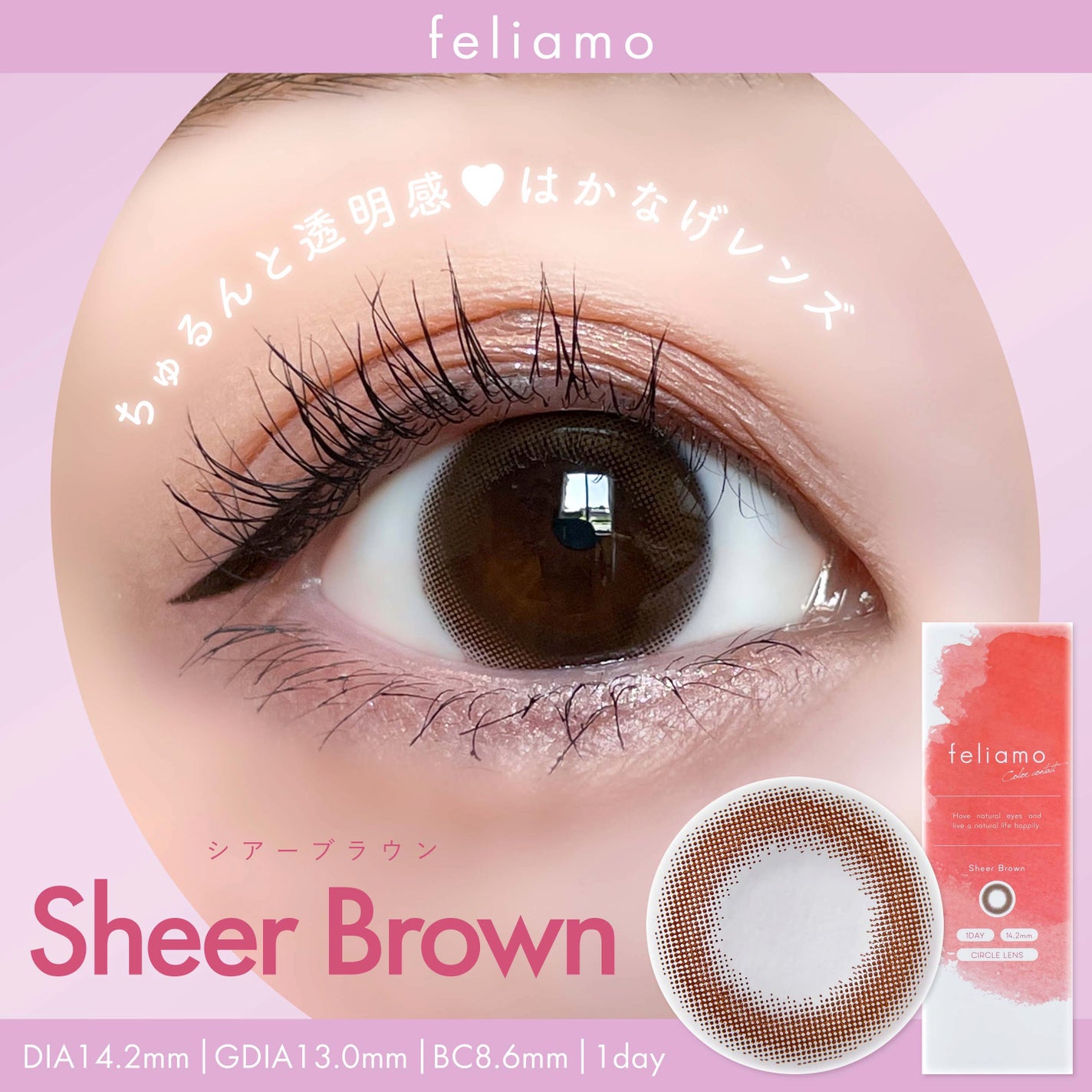 feliamo 1day/feliamo/ワンデー(1DAY)カラコンを使ったクチコミ(1枚目)