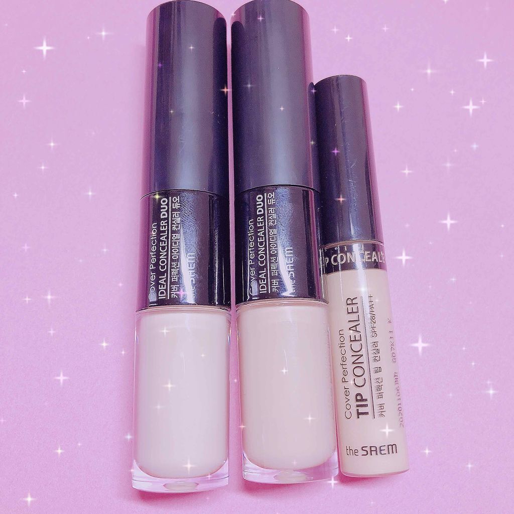 カバーパーフェクション チップコンシーラー/the SAEM/リキッドコンシーラーを使ったクチコミ（1枚目）