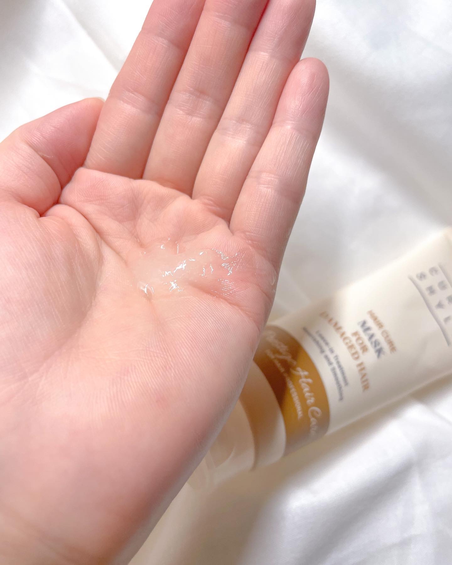 HAIR CURE MASK/CULRY SHYLL/アウトバストリートメントを使ったクチコミ（2枚目）