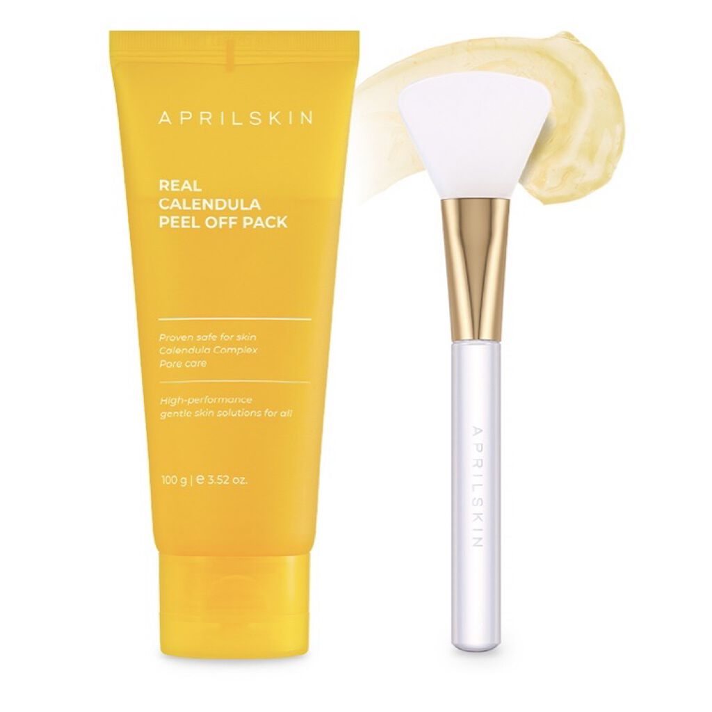 リアルカレンデュラピールオフパック/APRILSKIN/ピーリングを使ったクチコミ（1枚目）