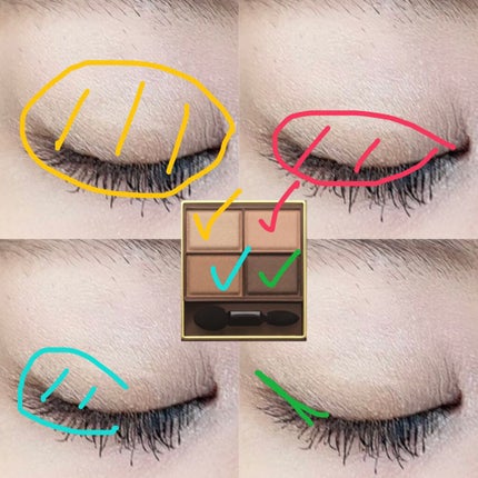 スキニーリッチシャドウ/excel/アイシャドウパレットを使ったクチコミ(2枚目)