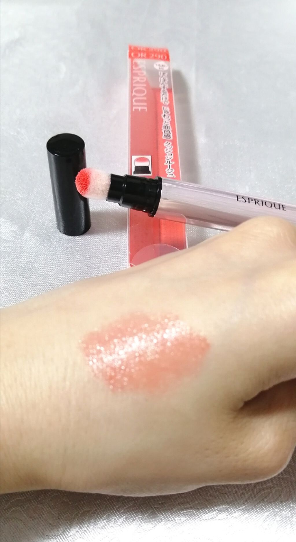 ジューシー クッション ルージュ/ESPRIQUE/口紅を使ったクチコミ(3枚目)