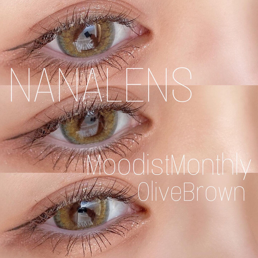 moodist MONTHLY/NANA LENS/カラーコンタクトレンズを使ったクチコミ（1枚目）