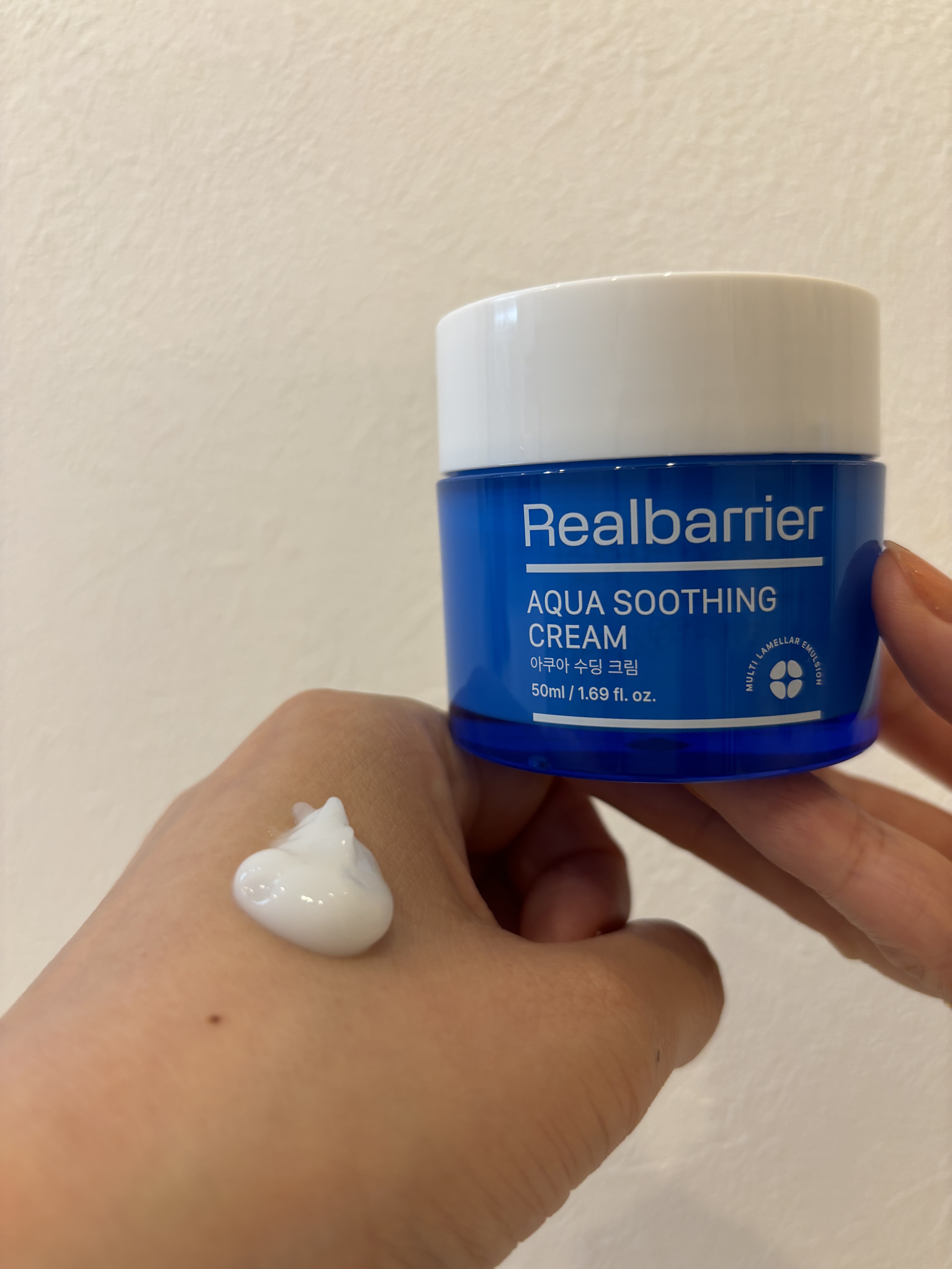 アクアスージングクリーム/Real Barrier/フェイスクリームを使ったクチコミ（3枚目）