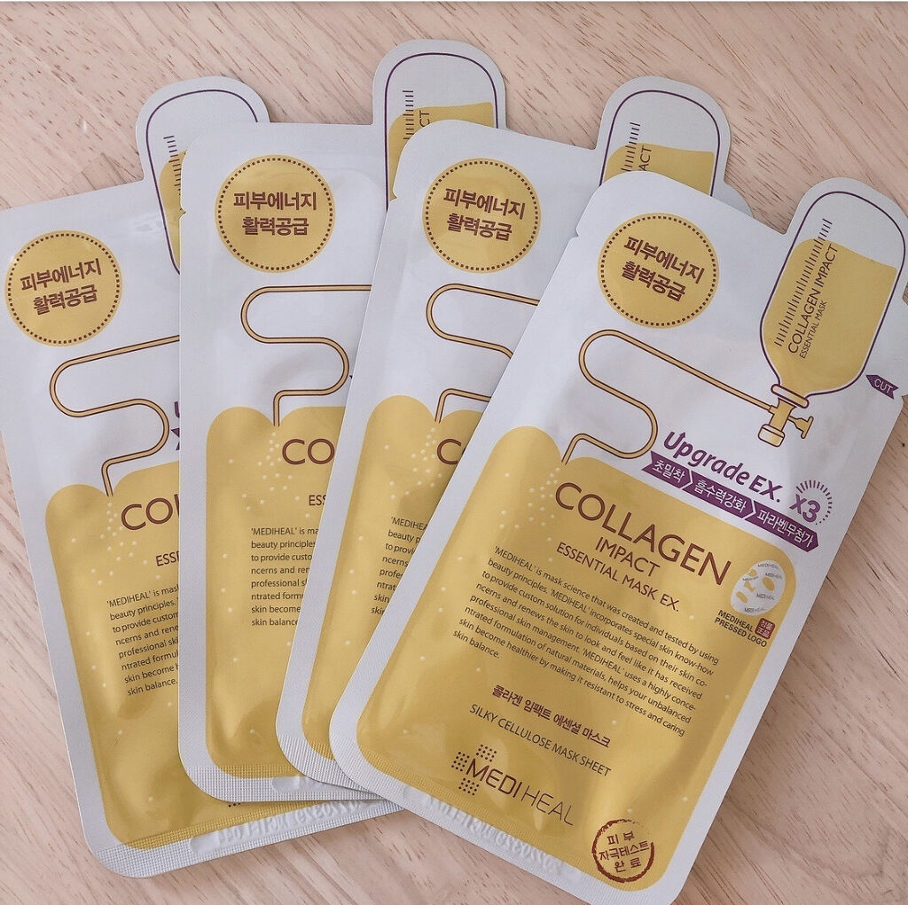 コラーゲン インパクト エッセンシャルマスクEX/MEDIHEAL/シートマスク・パックを使ったクチコミ（1枚目）