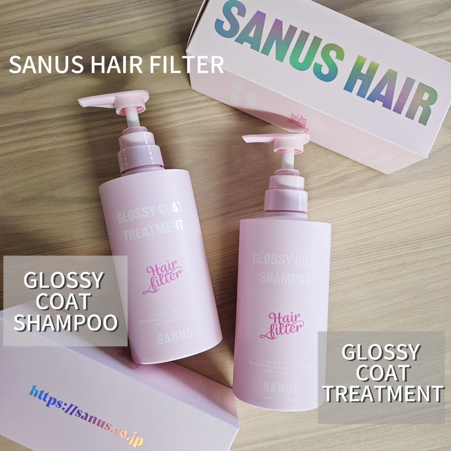 GLOSSY COAT SHAMPOO / TREATMENT/SANUS HAIR FILTER/市販シャンプーを使ったクチコミ（2枚目）