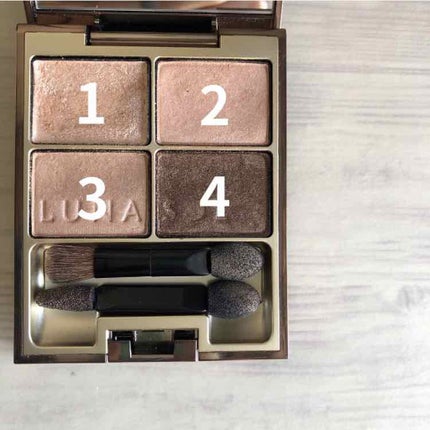 スキンモデリングアイズ/LUNASOL/アイシャドウパレットを使ったクチコミ(2枚目)