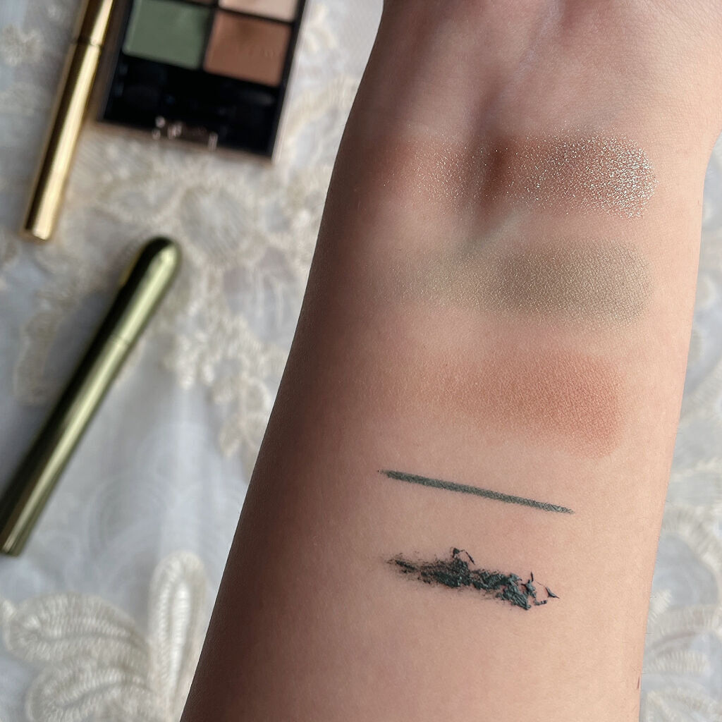 ロングラスティング リキッドアイライナー 05 モスグリーン/Amplitude/リキッドアイライナーを使ったクチコミ（2枚目）