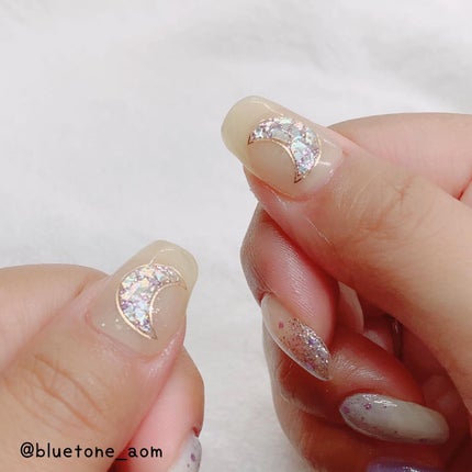 ジェルネイル(ライト対応)/セリア/ジェルネイルを使ったクチコミ(5枚目)