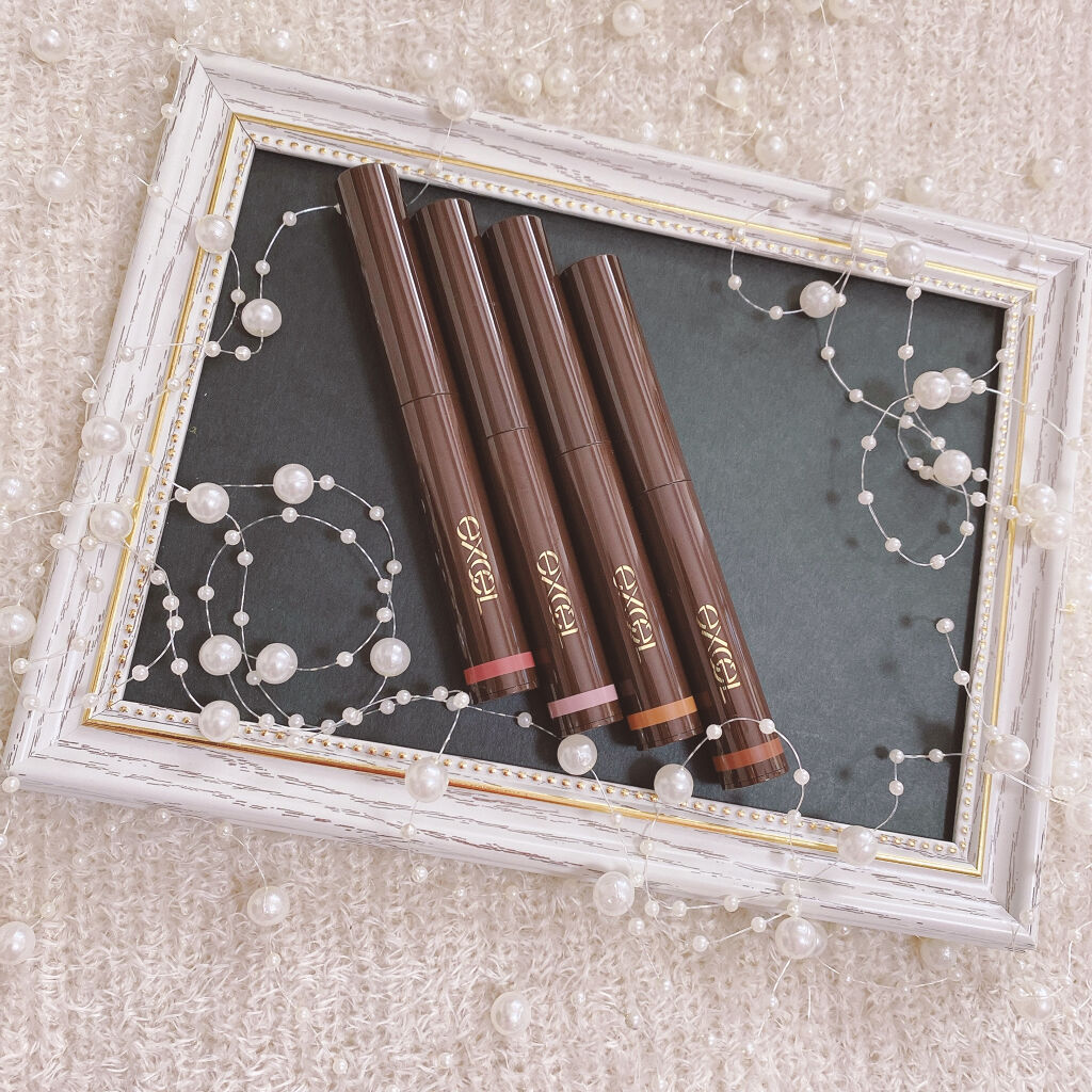 グリームオンフィットシャドウ/excel/スティックアイシャドウを使ったクチコミ（2枚目）