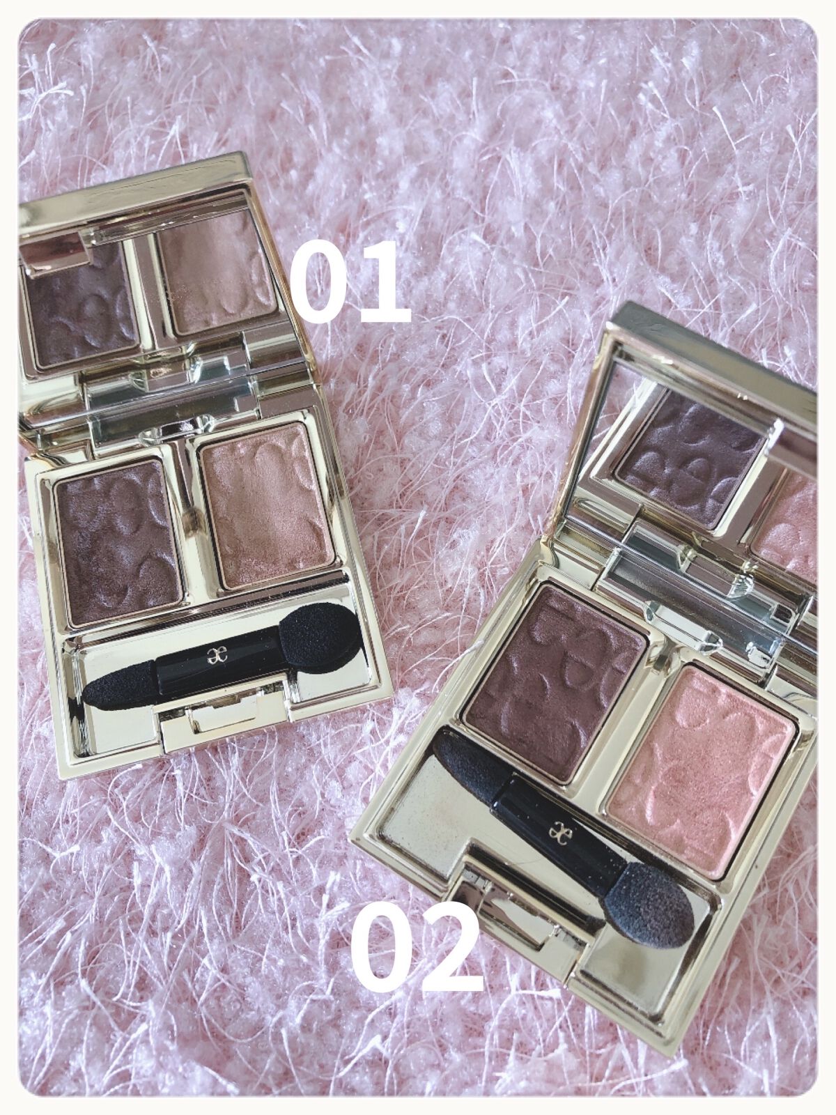 エレガンス アルモニーアイズ 02/Elégance/アイシャドウパレットを使ったクチコミ（3枚目）