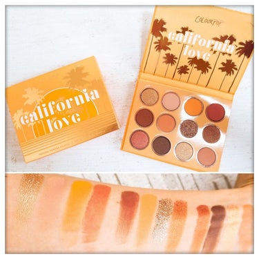 California Love/ColourPop/パウダーアイシャドウを使ったクチコミ（2枚目）