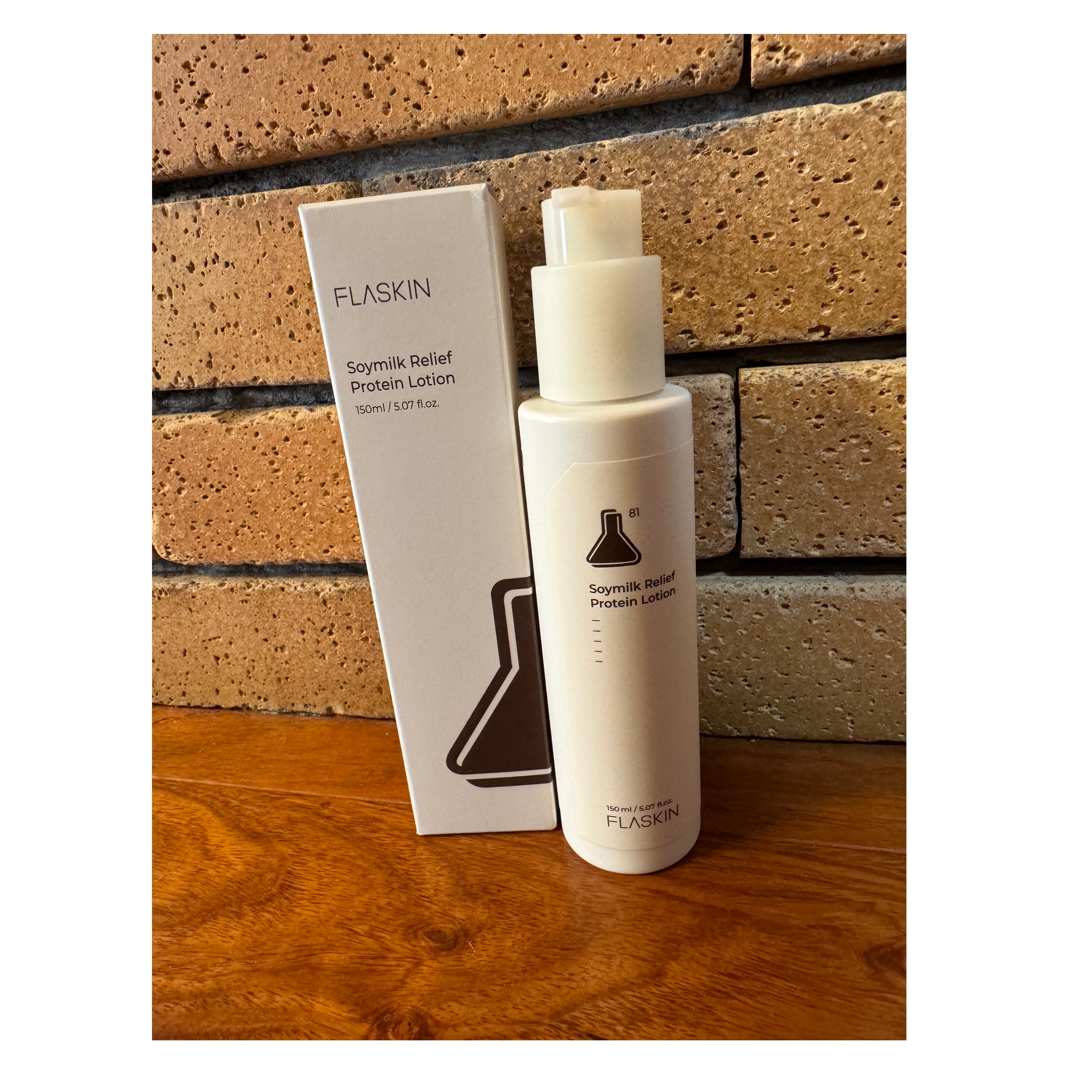 純白豆乳タンパク質乳液/FLASKIN/乳液を使ったクチコミ（1枚目）