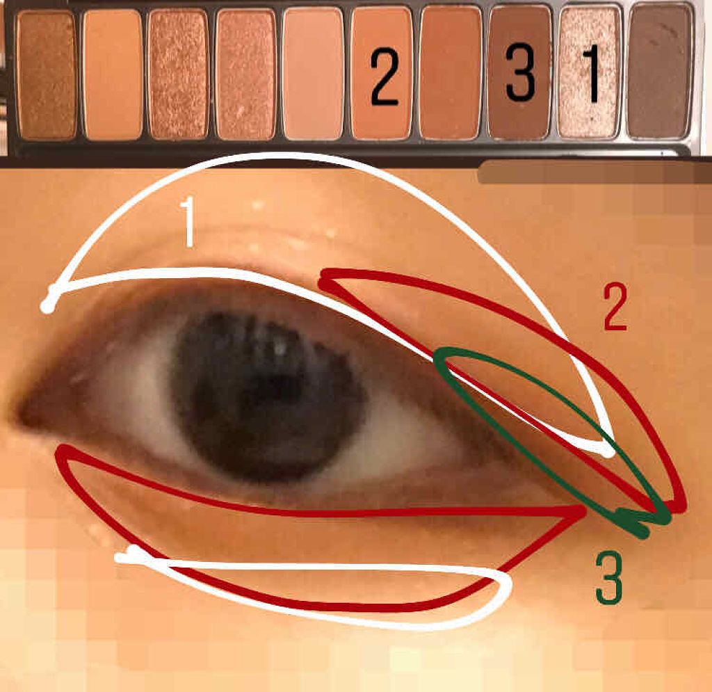 プレイカラー アイシャドウ/ETUDE/アイシャドウパレットを使ったクチコミ（3枚目）