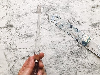 アパガードクリスタル歯ブラシ/アパガード/歯ブラシを使ったクチコミ(1枚目)