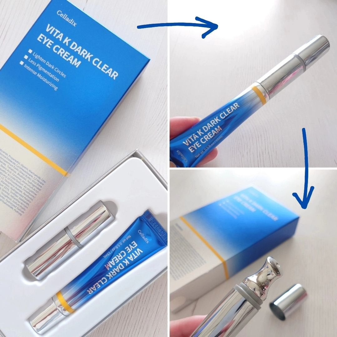 VITA K DARK CLEAR EYE CREAM/Celladix/アイケア・アイクリームを使ったクチコミ(2枚目)