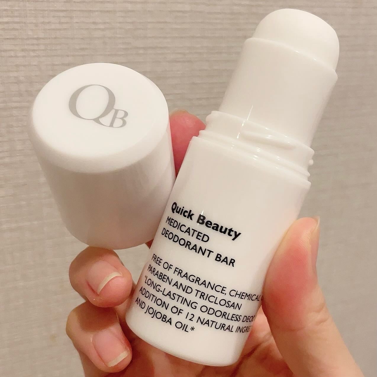 QB 薬用デオドラントバー 40C/クイックビューティー/デオドラント・制汗剤を使ったクチコミ(1枚目)