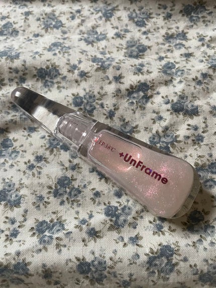 LIP38℃ +UnFrame<ホログラフィック>/UZU BY FLOWFUSHI/リップグロスを使ったクチコミ(1枚目)