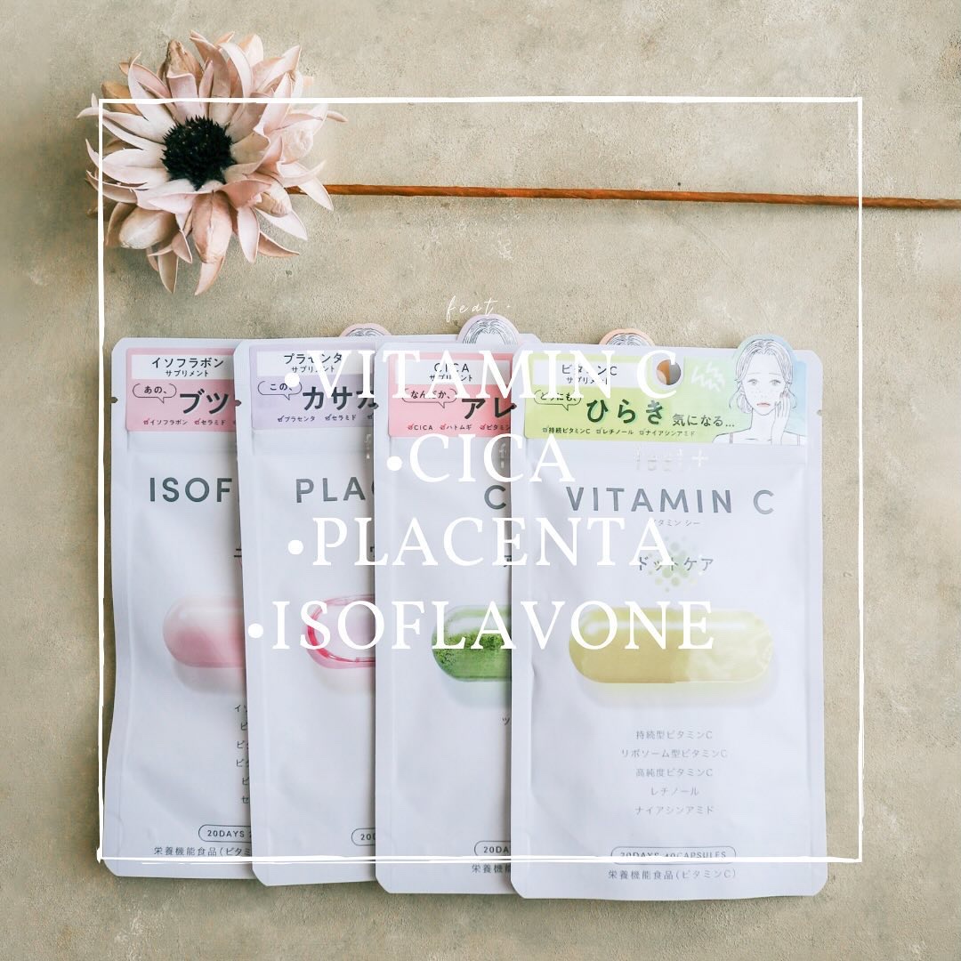 フィート+ VITAMIN C ドットケア/Feat./美容サプリメントを使ったクチコミ（1枚目）