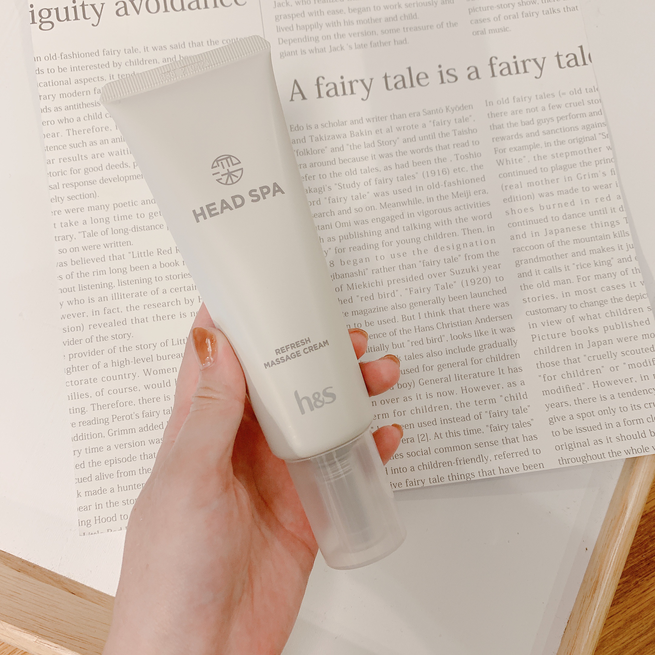 リフレッシュ マッサージクリーム/h&s/洗い流すヘアトリートメントを使ったクチコミ（2枚目）