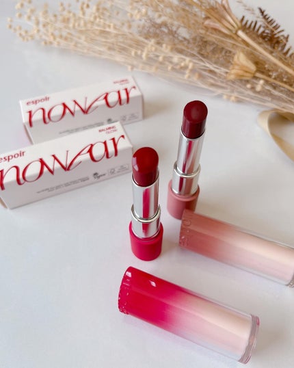 ノーウェアリップスティック バーミンググロー/espoir/口紅を使ったクチコミ(1枚目)