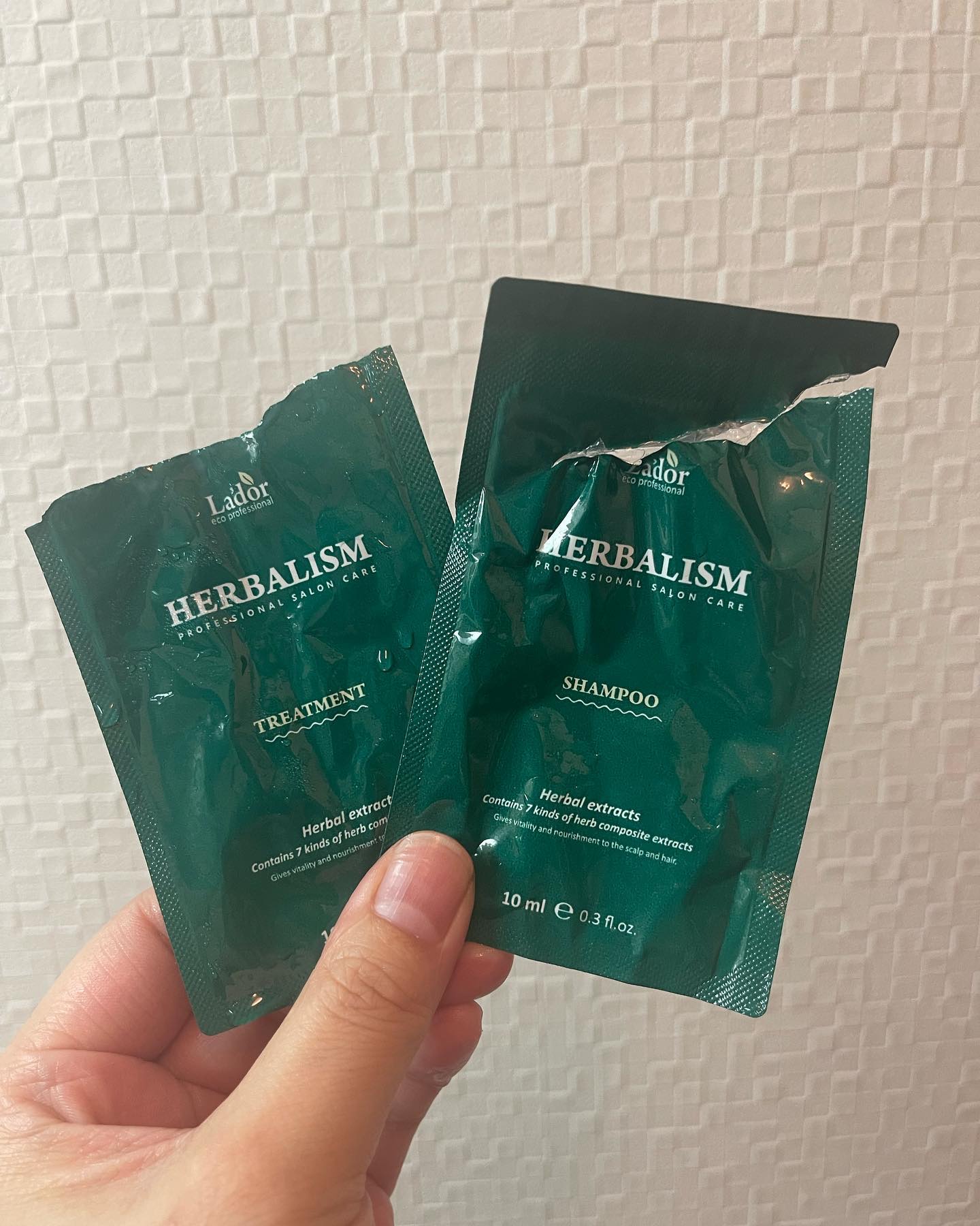 HERBALISM SHAMPOO／TREATMENT/La'dor/市販シャンプーを使ったクチコミ（1枚目）