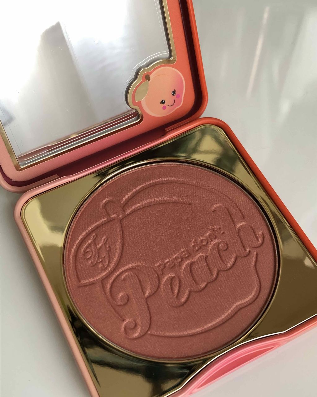 パパドントピーチ インフューズド チーク/Too Faced/パウダーチークを使ったクチコミ(2枚目)