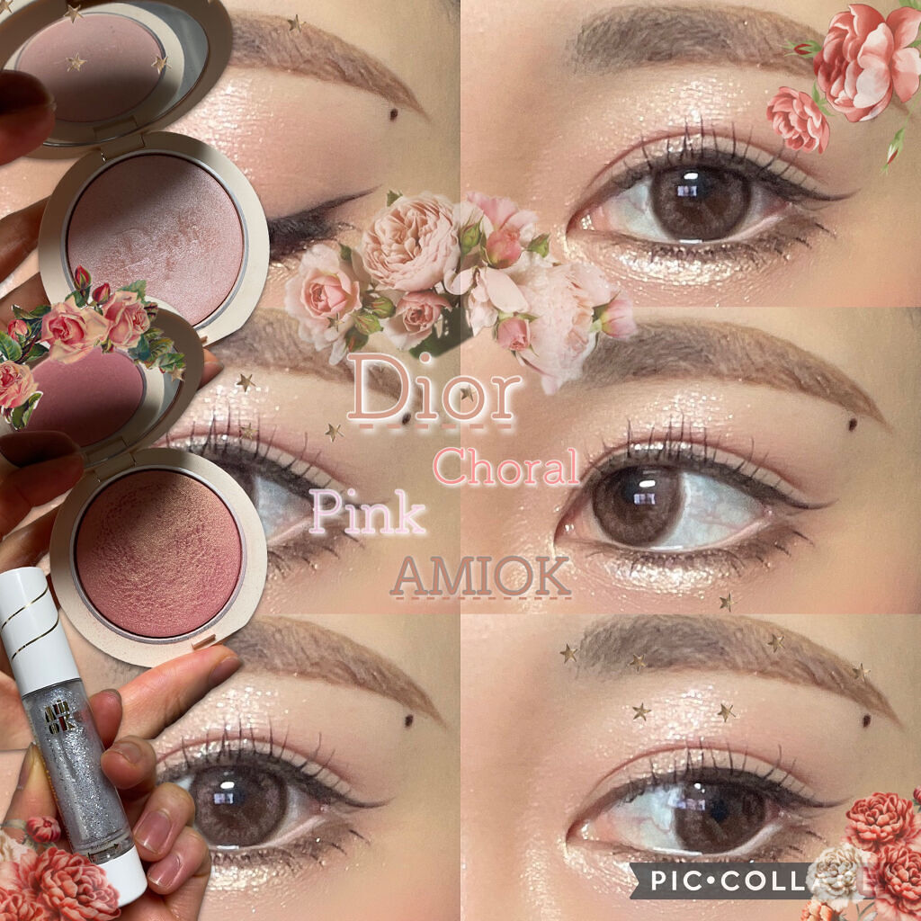 スピングリッターリキッドアイグロー EG800 シルバースター/AMIOK/グリッターを使ったクチコミ（1枚目）