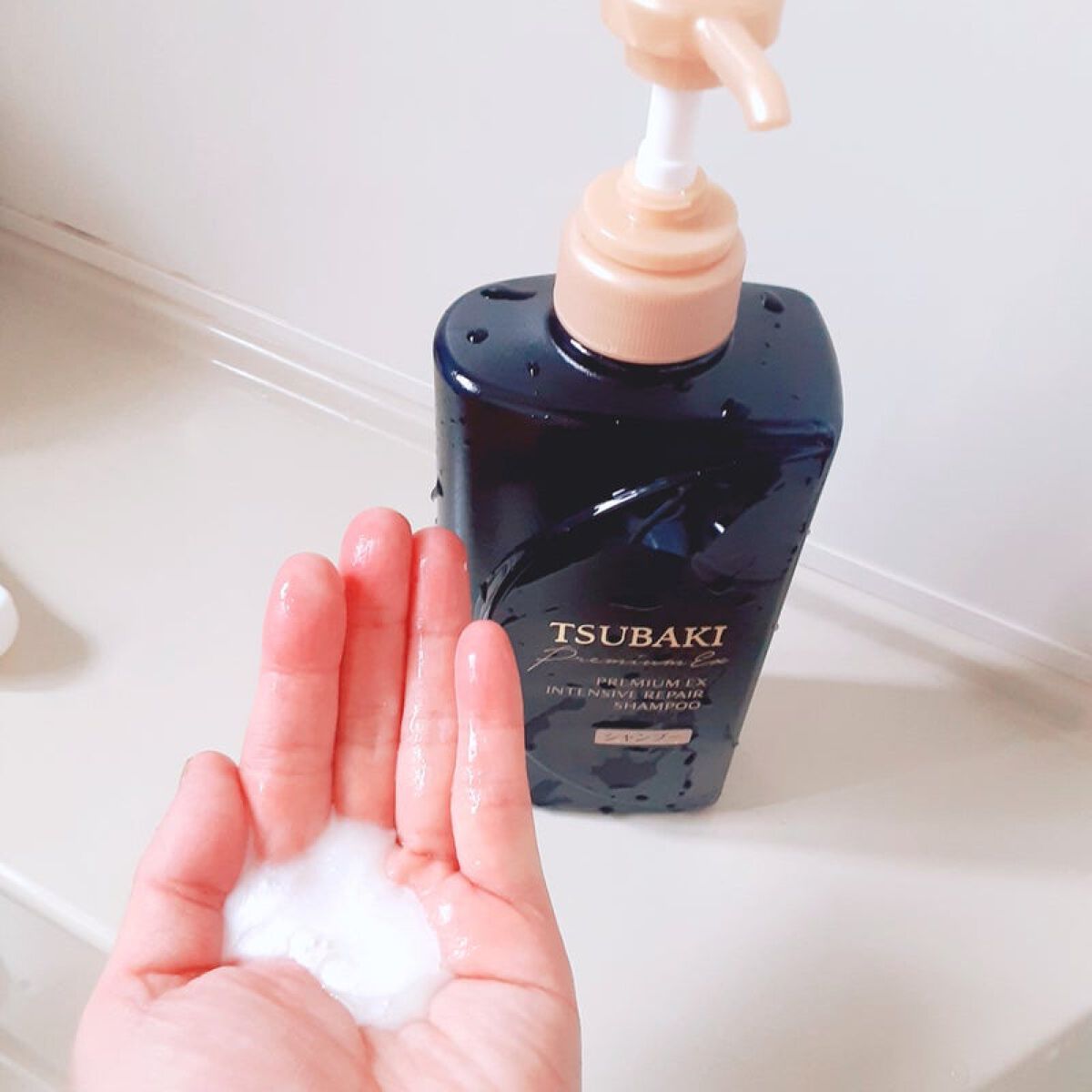 プレミアムEX インテンシブリペア <シャンプー>/コンディショナー<ヘアトリートメント> /TSUBAKI/市販シャンプーを使ったクチコミ(3枚目)
