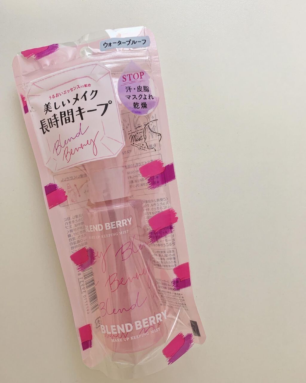 メイクアップ キーピング ミスト/BLEND BERRY/フィックスミストを使ったクチコミ(5枚目)