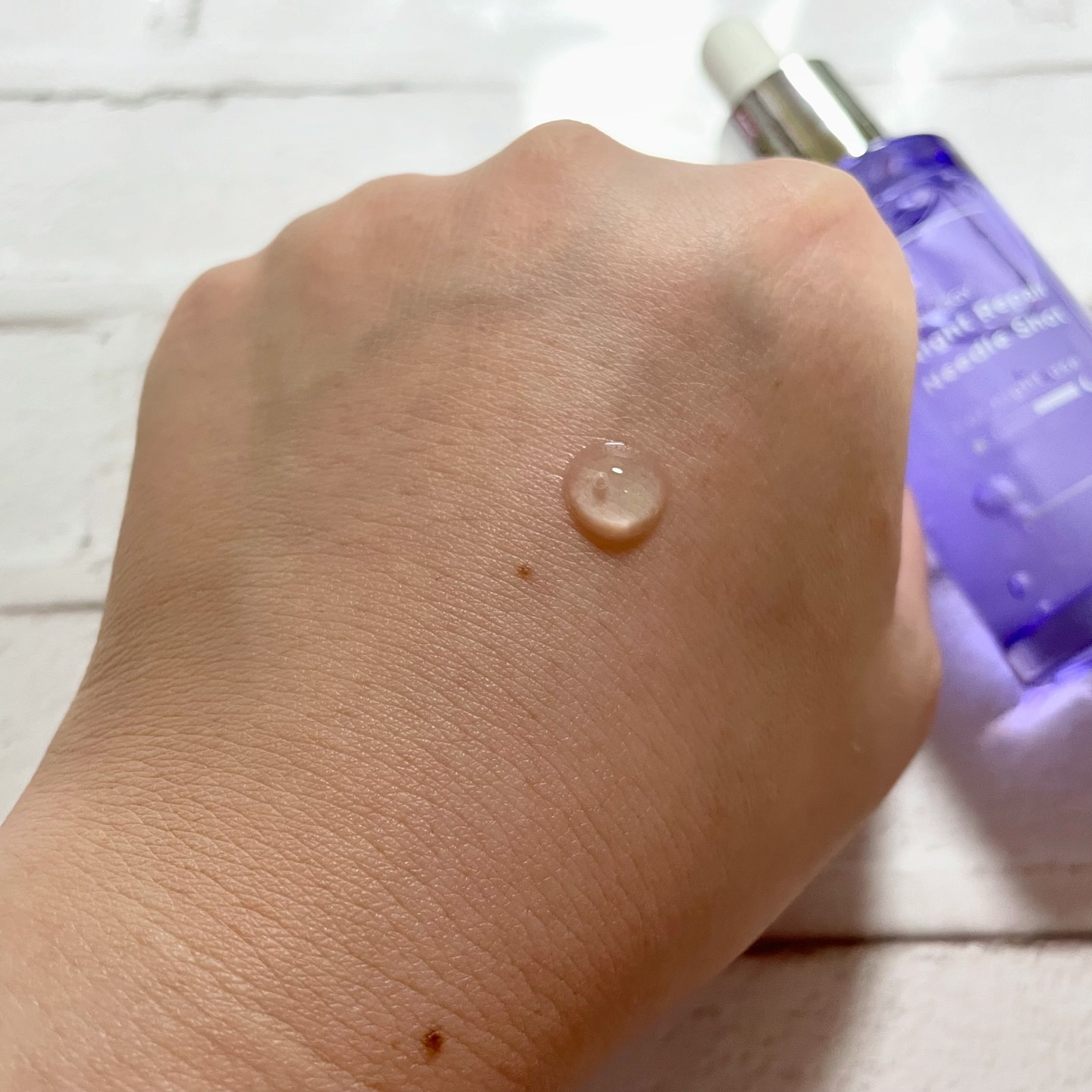 ナイトリペアニードルショット/HARILOGY/美容液を使ったクチコミ（3枚目）