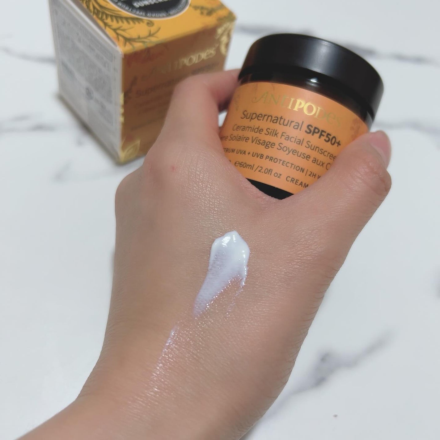 アンティポディース スーパーナチュラル SPF50+ フェイシャル サンスクリーン/Antipodes/日焼け止めクリームを使ったクチコミ(3枚目)