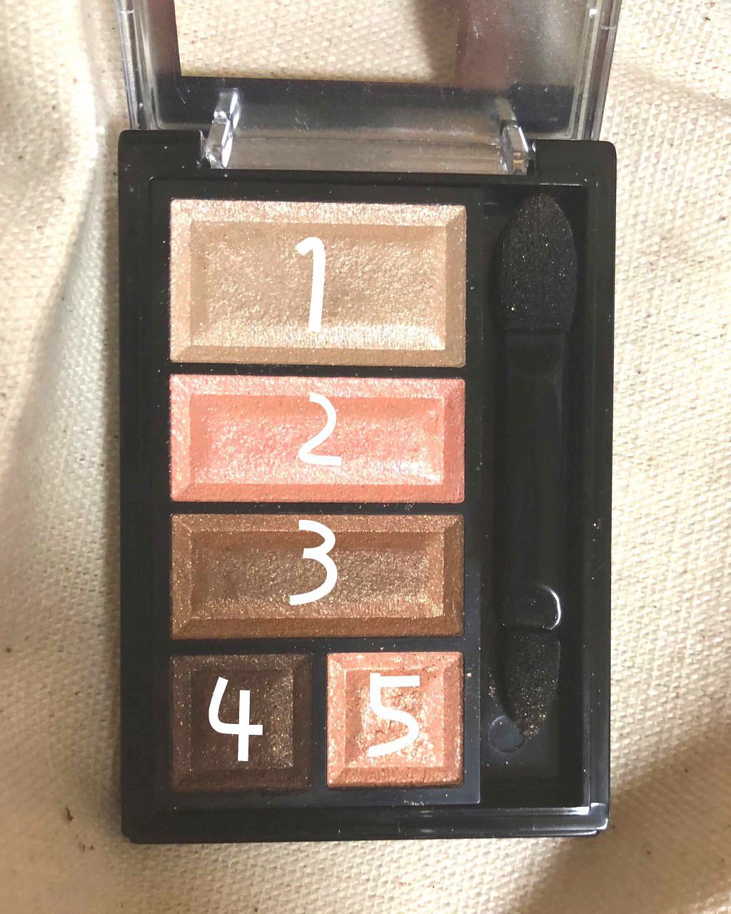 ショコラスウィート アイズ/リンメル ロンドン/アイシャドウパレットを使ったクチコミ（2枚目）