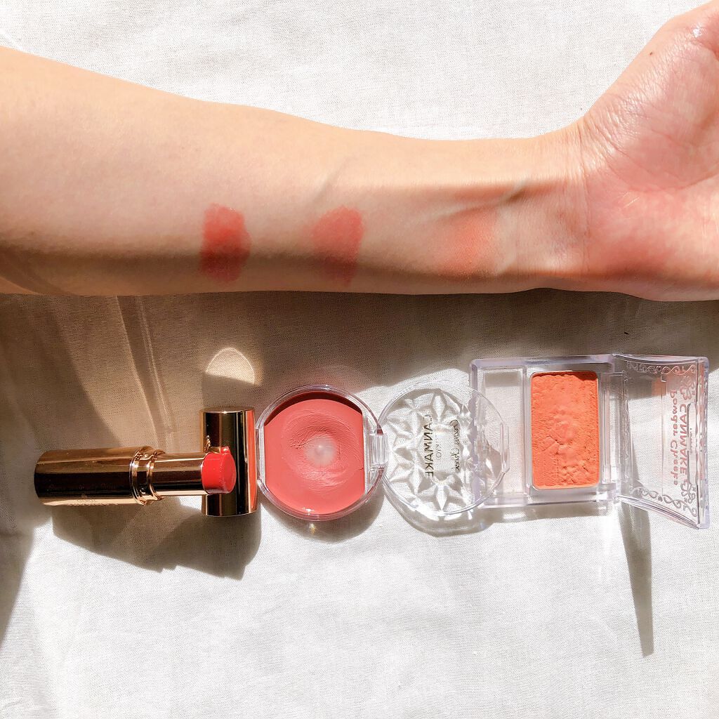 クリームチーク/キャンメイク/ジェル・クリームチークを使ったクチコミ(2枚目)