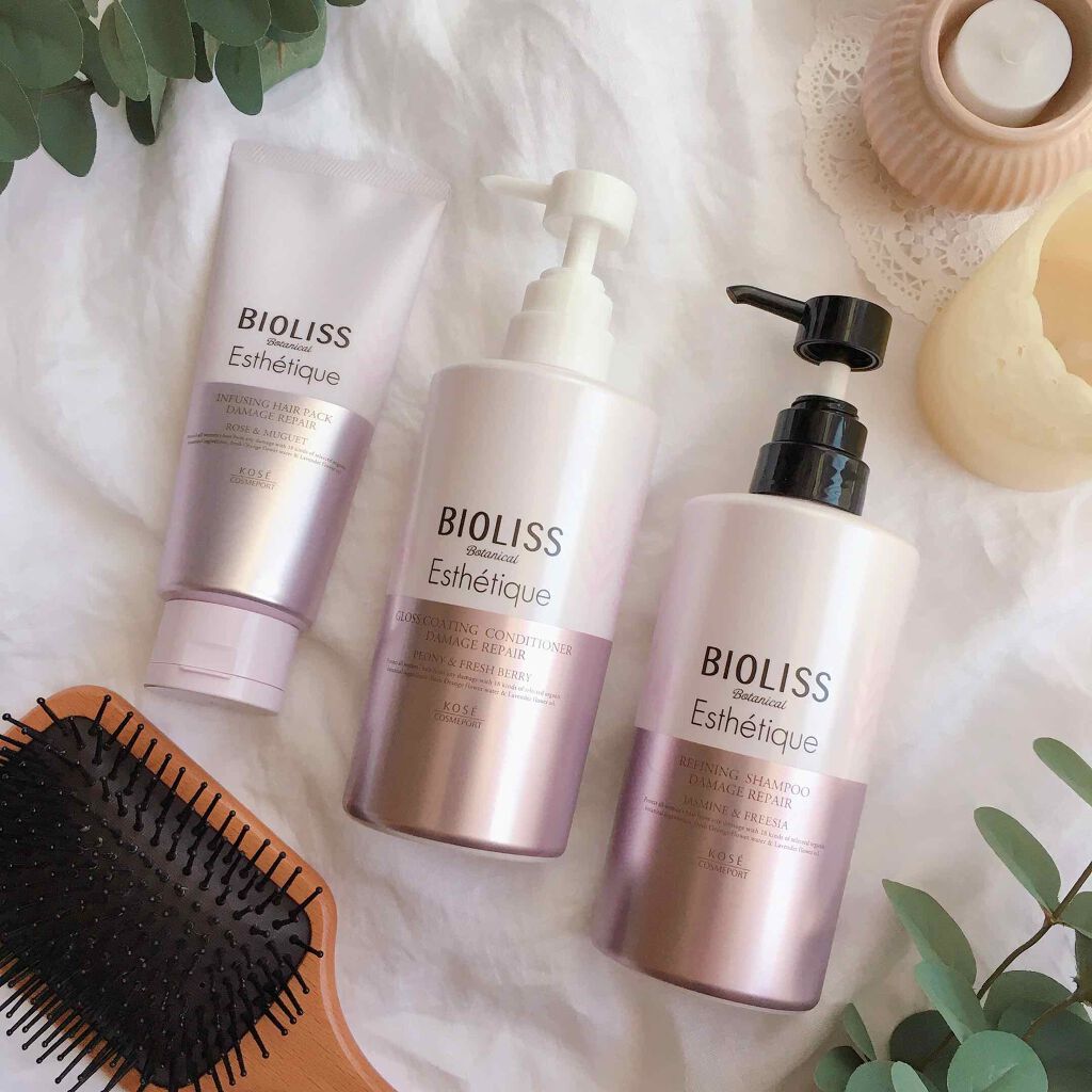 ボタニカル エステティーク インフュージング ヘアパック(ダメージリペア)/SSビオリス/ヘアマスク・ヘアパックを使ったクチコミ（1枚目）