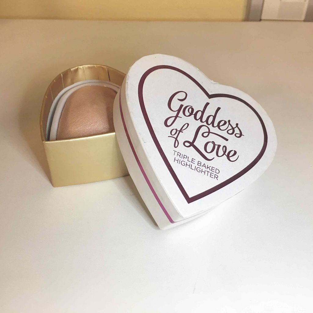 ハートハイライター ゴッデス オブ ラブ/MAKEUP REVOLUTION/パウダーハイライトを使ったクチコミ(1枚目)