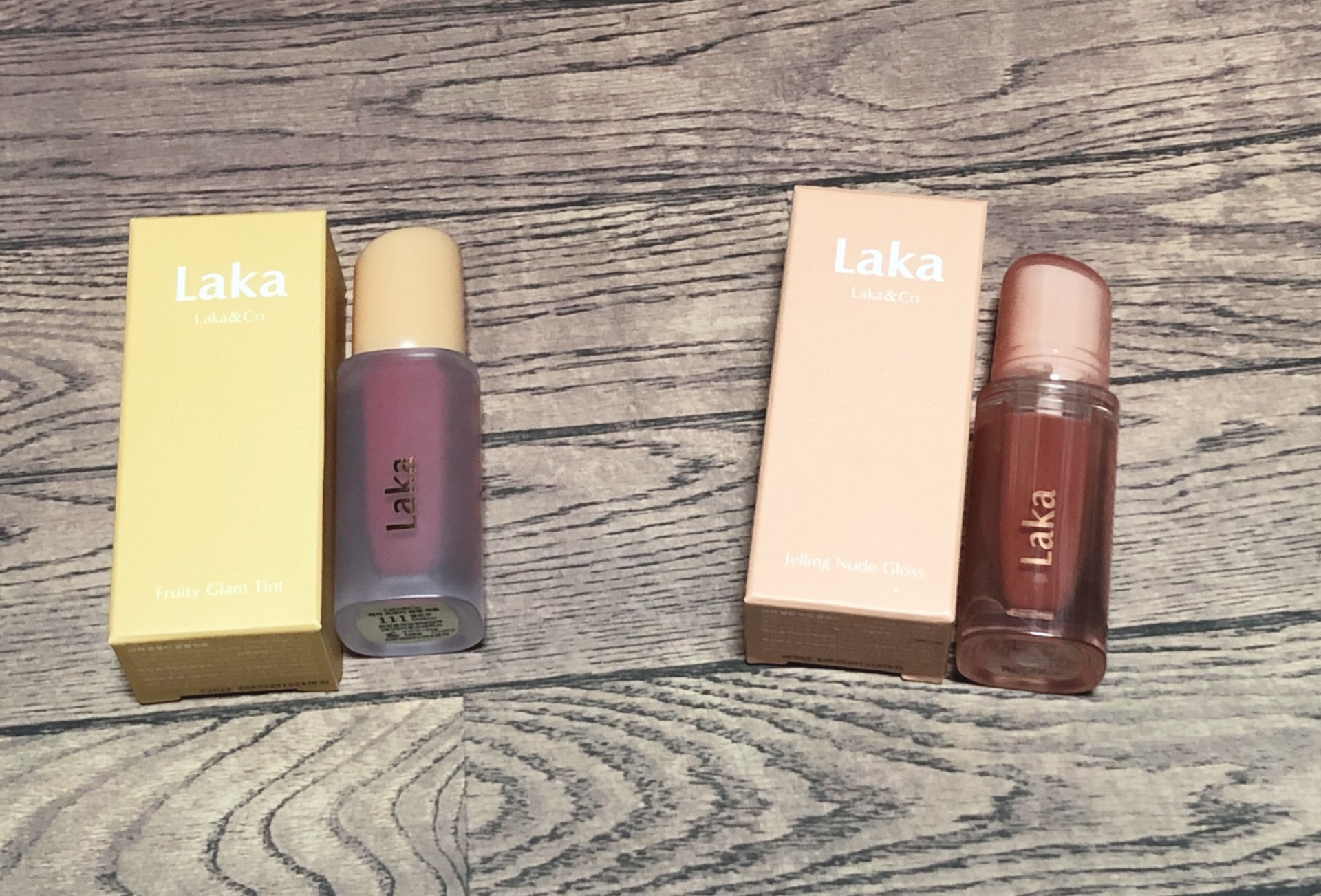 ジェリーイングヌードグロス/Laka/リップグロスを使ったクチコミ（1枚目）
