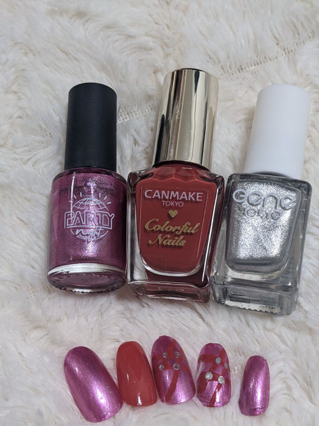 TMパーティーナイトマニキュア/キャンドゥ/マニキュアを使ったクチコミ（2枚目）