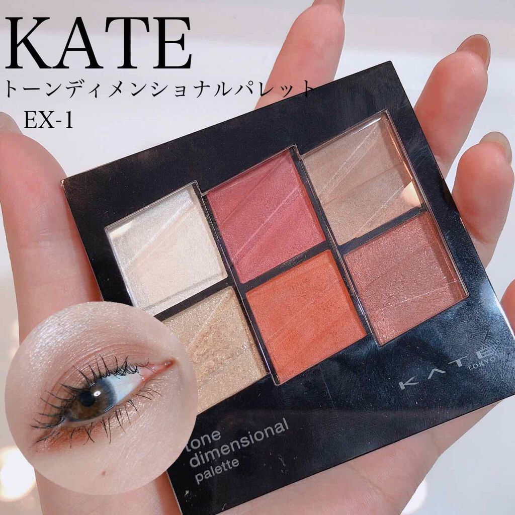 トーンディメンショナルパレット/KATE/メイクアップキットを使ったクチコミ（1枚目）