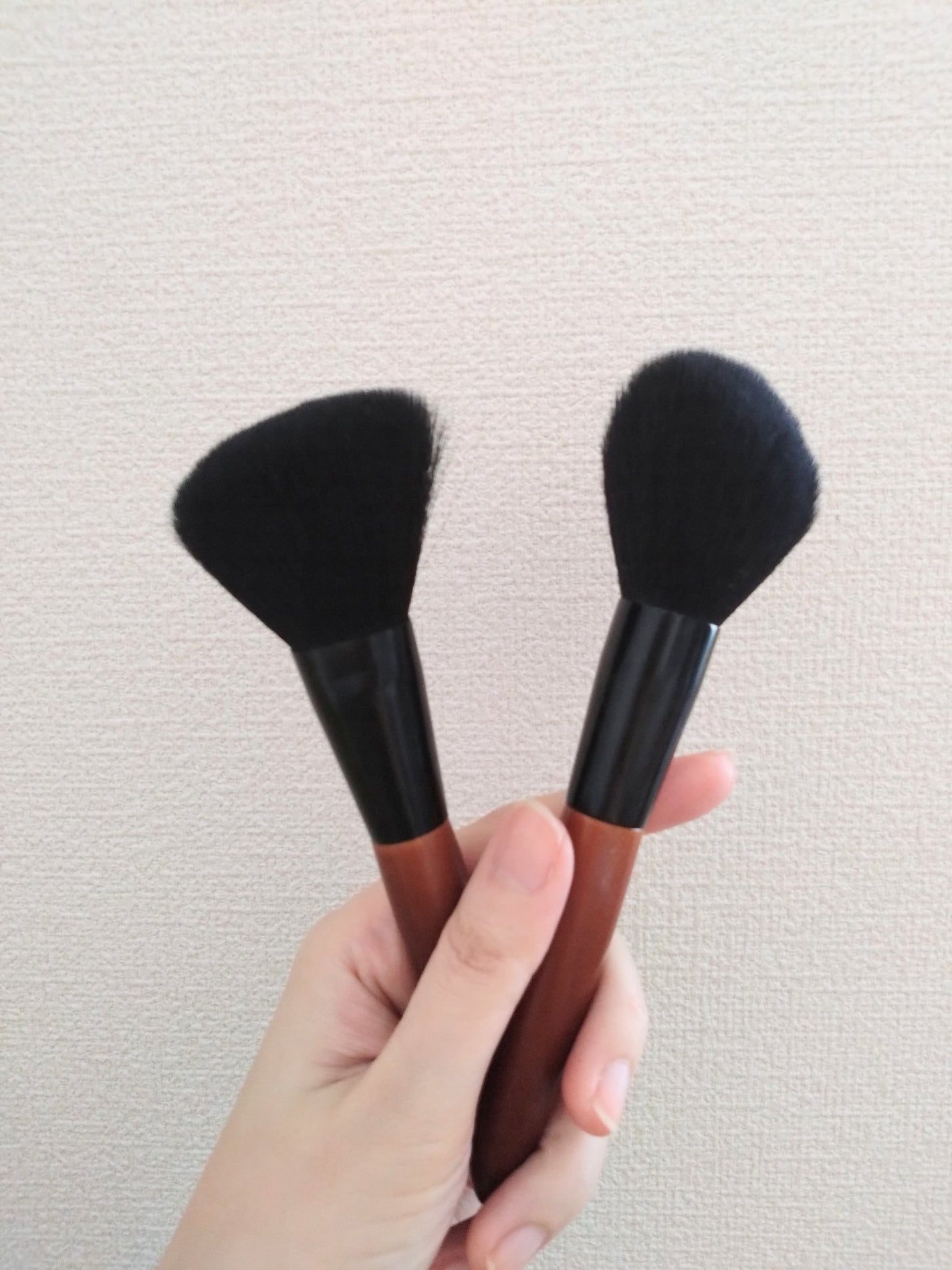 春姫 チークブラシ/DAISO/メイクブラシを使ったクチコミ(2枚目)